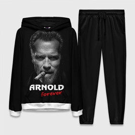 Женский костюм 3D (с толстовкой) с принтом Arnold forever ,  |  | актёр | арнольд шварценеггер | боевик | звезда | киногерой | супергерой | терминатор