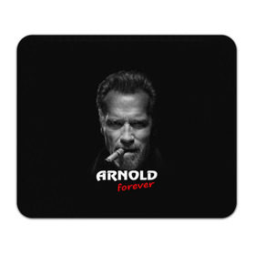 Коврик прямоугольный с принтом Arnold forever , натуральный каучук | размер 230 х 185 мм; запечатка лицевой стороны | Тематика изображения на принте: актёр | арнольд шварценеггер | боевик | звезда | киногерой | супергерой | терминатор