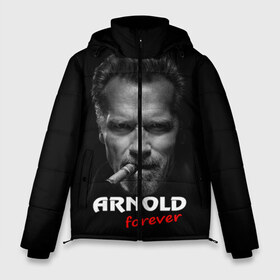 Мужская зимняя куртка 3D с принтом Arnold forever , верх — 100% полиэстер; подкладка — 100% полиэстер; утеплитель — 100% полиэстер | длина ниже бедра, свободный силуэт Оверсайз. Есть воротник-стойка, отстегивающийся капюшон и ветрозащитная планка. 

Боковые карманы с листочкой на кнопках и внутренний карман на молнии. | Тематика изображения на принте: актёр | арнольд шварценеггер | боевик | звезда | киногерой | супергерой | терминатор