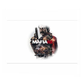 Бумага для упаковки 3D с принтом Mafia 3 , пластик и полированная сталь | круглая форма, металлическое крепление в виде кольца | Тематика изображения на принте: 