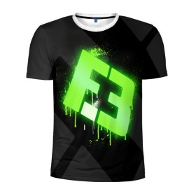 Мужская футболка 3D спортивная с принтом cs:go - Flipsid3 (Black collection) , 100% полиэстер с улучшенными характеристиками | приталенный силуэт, круглая горловина, широкие плечи, сужается к линии бедра | cs | csgo | flipsid3 | го | кс