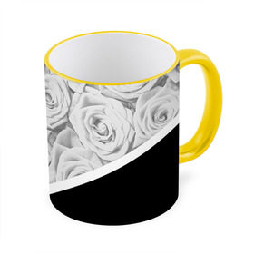 Кружка 3D с принтом Розы , керамика | ёмкость 330 мл | fashion | роза | цветы