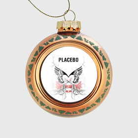 Стеклянный ёлочный шар с принтом Placebo , Стекло | Диаметр: 80 мм | lacebo |  брайан молко | альтернатива. | пласибо | плацебо | плэйсебо | плэсибо | рок