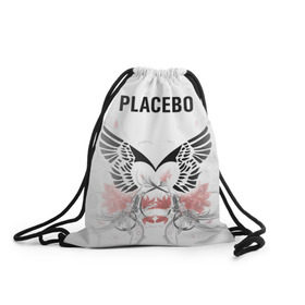 Рюкзак-мешок 3D с принтом Placebo , 100% полиэстер | плотность ткани — 200 г/м2, размер — 35 х 45 см; лямки — толстые шнурки, застежка на шнуровке, без карманов и подкладки | lacebo |  брайан молко | альтернатива. | пласибо | плацебо | плэйсебо | плэсибо | рок