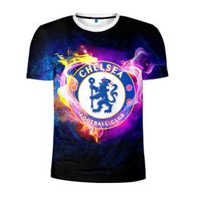 Мужская футболка 3D спортивная с принтом Chelsea , 100% полиэстер с улучшенными характеристиками | приталенный силуэт, круглая горловина, широкие плечи, сужается к линии бедра | chelsea | football. | английская премьер лига | апл | футбол | челси