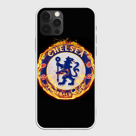 Чехол для iPhone 12 Pro Max с принтом Chelsea , Силикон |  | chelsea | football. | английская премьер лига | апл | футбол | челси