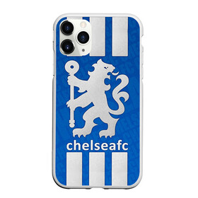 Чехол для iPhone 11 Pro матовый с принтом Chelsea , Силикон |  | chelsea | football. | английская премьер лига | апл | футбол | челси