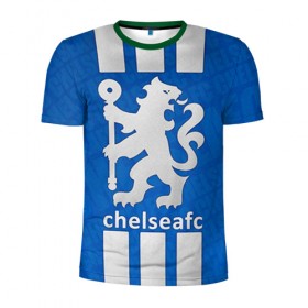 Мужская футболка 3D спортивная с принтом Chelsea , 100% полиэстер с улучшенными характеристиками | приталенный силуэт, круглая горловина, широкие плечи, сужается к линии бедра | Тематика изображения на принте: chelsea | football. | английская премьер лига | апл | футбол | челси