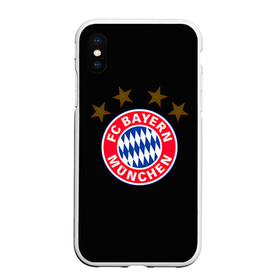 Чехол для iPhone XS Max матовый с принтом Bayern , Силикон | Область печати: задняя сторона чехла, без боковых панелей | bayern | football | бавария | бундеслига | немецкий чемпионат | футбол