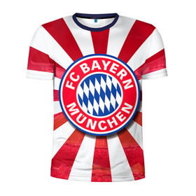 Мужская футболка 3D спортивная с принтом Bayern , 100% полиэстер с улучшенными характеристиками | приталенный силуэт, круглая горловина, широкие плечи, сужается к линии бедра | Тематика изображения на принте: bayern | football | бавария | бундеслига | немецкий чемпионат | футбол