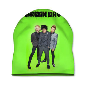 Шапка 3D с принтом Green Day , 100% полиэстер | универсальный размер, печать по всей поверхности изделия | 