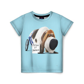 Детская футболка 3D с принтом Веселые животные , 100% гипоаллергенный полиэфир | прямой крой, круглый вырез горловины, длина до линии бедер, чуть спущенное плечо, ткань немного тянется | веселые животные | домашние животные | котики | кролики | мультики | прикол | прикольные надписи | собаки