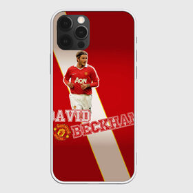 Чехол для iPhone 12 Pro Max с принтом David Backham , Силикон |  | Тематика изображения на принте: manchester united