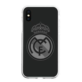 Чехол для iPhone XS Max матовый с принтом Real Madrid , Силикон | Область печати: задняя сторона чехла, без боковых панелей | real madrid