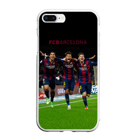 Чехол для iPhone 7Plus/8 Plus матовый с принтом Barcelona6 , Силикон | Область печати: задняя сторона чехла, без боковых панелей | barcelona | football | барса | барселона | примера | футбол | чемпионат испании