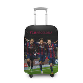Чехол для чемодана 3D с принтом Barcelona6 , 86% полиэфир, 14% спандекс | двустороннее нанесение принта, прорези для ручек и колес | barcelona | football | барса | барселона | примера | футбол | чемпионат испании
