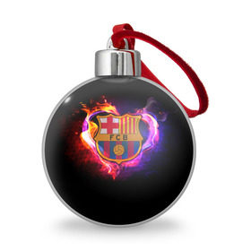 Ёлочный шар с принтом Barcelona7 , Пластик | Диаметр: 77 мм | barcelona | football | барса | барселона | примера | футбол | чемпионат испании