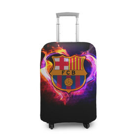 Чехол для чемодана 3D с принтом Barcelona7 , 86% полиэфир, 14% спандекс | двустороннее нанесение принта, прорези для ручек и колес | barcelona | football | барса | барселона | примера | футбол | чемпионат испании