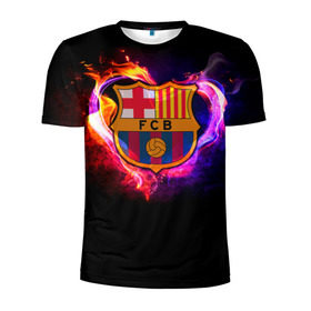 Мужская футболка 3D спортивная с принтом Barcelona7 , 100% полиэстер с улучшенными характеристиками | приталенный силуэт, круглая горловина, широкие плечи, сужается к линии бедра | barcelona | football | барса | барселона | примера | футбол | чемпионат испании
