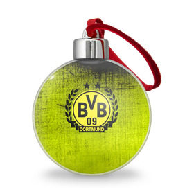 Ёлочный шар с принтом Borussia5 , Пластик | Диаметр: 77 мм | Тематика изображения на принте: borussia | bvb | football | боруссия | бундеслига | дортмунд | футбол | чемпионат германии