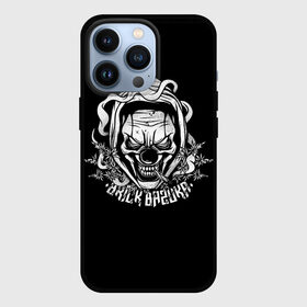 Чехол для iPhone 13 Pro с принтом Brick Bazuka ,  |  | Тематика изображения на принте: brick bazuka | evil clown | hip hop | music | the chemodan clan | алексей алексеев | музыка | рэп | рэппер