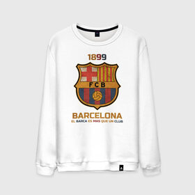 Мужской свитшот хлопок с принтом Barcelona2 , 100% хлопок |  | Тематика изображения на принте: barcelona | football | барса | барселона | примера | футбол | чемпионат испании