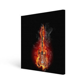 Холст квадратный с принтом Адская гитара , 100% ПВХ |  | Тематика изображения на принте: ад | арт | дым | музыка | новинки | огонь | пламя | популярные | энергия | яркие