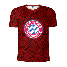 Мужская футболка 3D спортивная с принтом Bayern munich , 100% полиэстер с улучшенными характеристиками | приталенный силуэт, круглая горловина, широкие плечи, сужается к линии бедра | bavaria | munchen | бавария | мюнхен