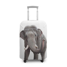 Чехол для чемодана 3D с принтом Слон VPPDGryphon , 86% полиэфир, 14% спандекс | двустороннее нанесение принта, прорези для ручек и колес | luxury | premium | vip | vppdgryphon | премиум | слон | эксклюзив