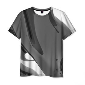 Мужская футболка 3D с принтом Краска , 100% полиэфир | прямой крой, круглый вырез горловины, длина до линии бедер | luxury | premium | vip | краска | премиум | эксклюзив
