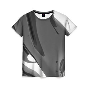 Женская футболка 3D с принтом Краска , 100% полиэфир ( синтетическое хлопкоподобное полотно) | прямой крой, круглый вырез горловины, длина до линии бедер | luxury | premium | vip | краска | премиум | эксклюзив