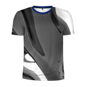Мужская футболка 3D спортивная с принтом Краска , 100% полиэстер с улучшенными характеристиками | приталенный силуэт, круглая горловина, широкие плечи, сужается к линии бедра | Тематика изображения на принте: luxury | premium | vip | краска | премиум | эксклюзив