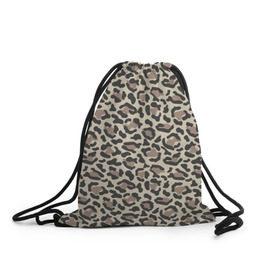 Рюкзак-мешок 3D с принтом Шкура леопарда 3 , 100% полиэстер | плотность ткани — 200 г/м2, размер — 35 х 45 см; лямки — толстые шнурки, застежка на шнуровке, без карманов и подкладки | африка | дикие | животные | леопард