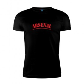 Мужская футболка премиум с принтом Arsenal , 92% хлопок, 8% лайкра | приталенный силуэт, круглый вырез ворота, длина до линии бедра, короткий рукав | arsenal | арсенад