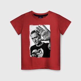 Детская футболка хлопок с принтом Paul van Dyk (retro style) , 100% хлопок | круглый вырез горловины, полуприлегающий силуэт, длина до линии бедер | Тематика изображения на принте: 