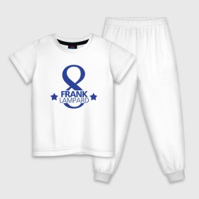 Детская пижама хлопок с принтом Фрэнк Лэмпард , 100% хлопок |  брюки и футболка прямого кроя, без карманов, на брюках мягкая резинка на поясе и по низу штанин
 | Тематика изображения на принте: frank lanpard | фрэнк лэмпард | челси