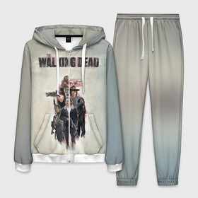 Мужской костюм 3D с принтом Walking Dead , 100% полиэстер | Манжеты и пояс оформлены тканевой резинкой, двухслойный капюшон со шнурком для регулировки, карманы спереди | walking dead | zombie | зомби | ходячие мертвецы