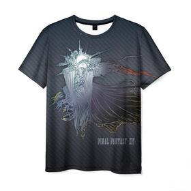Мужская футболка 3D с принтом Final Fantasy XV , 100% полиэфир | прямой крой, круглый вырез горловины, длина до линии бедер | Тематика изображения на принте: final fantasy