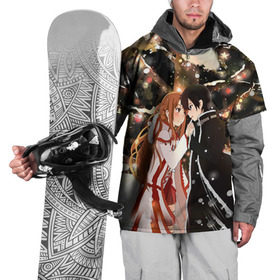 Накидка на куртку 3D с принтом Мастера меча , 100% полиэстер |  | Тематика изображения на принте: sword art online | аниме | мастера меча | новогодние аниме | новый год | рождественские аниме