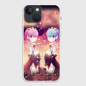 Чехол для iPhone 13 mini с принтом Zero kara Hajimeru Isekai Seikatsu ,  |  | anime | re:zero kara hajimeru isekai seikatsu | аниме | анимешник | анимешники | жизнь с нуля | жизнь с нуля в параллельном мире