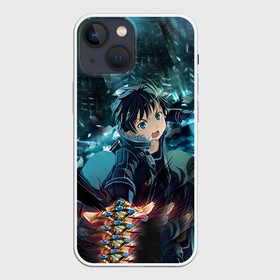 Чехол для iPhone 13 mini с принтом Мастера меча онлайн ,  |  | anime | sao | sword art online | аниме | анимешник | анимешники | асуна | кирито | мастера меча | мастера меча онлайн | мечи онлайн | сао