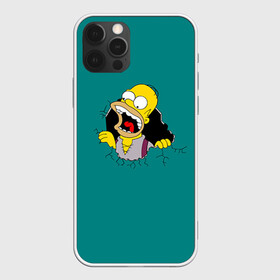 Чехол для iPhone 12 Pro с принтом Alien-Homer , силикон | область печати: задняя сторона чехла, без боковых панелей | simpsons
