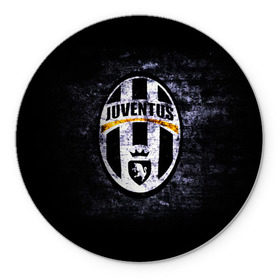 Коврик круглый с принтом Juventus2 , резина и полиэстер | круглая форма, изображение наносится на всю лицевую часть | football | juve | juventus | seria a | бьянконери | серия а | футбол | чемпионат италии | юве | ювентус