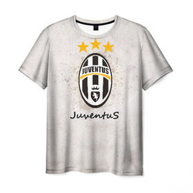 Мужская футболка 3D с принтом Juventus3 , 100% полиэфир | прямой крой, круглый вырез горловины, длина до линии бедер | football | juve | juventus | seria a | бьянконери | серия а | футбол | чемпионат италии | юве | ювентус