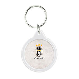 Брелок круглый с принтом Juventus3 , пластик и полированная сталь | круглая форма, металлическое крепление в виде кольца | football | juve | juventus | seria a | бьянконери | серия а | футбол | чемпионат италии | юве | ювентус
