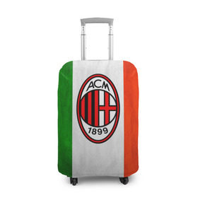 Чехол для чемодана 3D с принтом Milan2 , 86% полиэфир, 14% спандекс | двустороннее нанесение принта, прорези для ручек и колес | football | milan | seria a | милан | россонери | серия а | футбол | чемпионат италии
