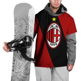 Накидка на куртку 3D с принтом Milan3 , 100% полиэстер |  | Тематика изображения на принте: football | milan | seria a | милан | россонери | серия а | футбол | чемпионат италии