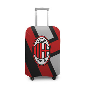 Чехол для чемодана 3D с принтом Milan4 , 86% полиэфир, 14% спандекс | двустороннее нанесение принта, прорези для ручек и колес | football | milan | seria a | милан | россонери | серия а | футбол | чемпионат италии