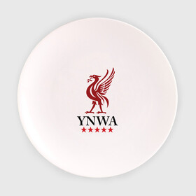 Тарелка с принтом YNWA , фарфор | диаметр - 210 мм
диаметр для нанесения принта - 120 мм | ynwa | ливерпуль