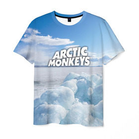 Мужская футболка 3D с принтом Arctic Monkeys , 100% полиэфир | прямой крой, круглый вырез горловины, длина до линии бедер | 